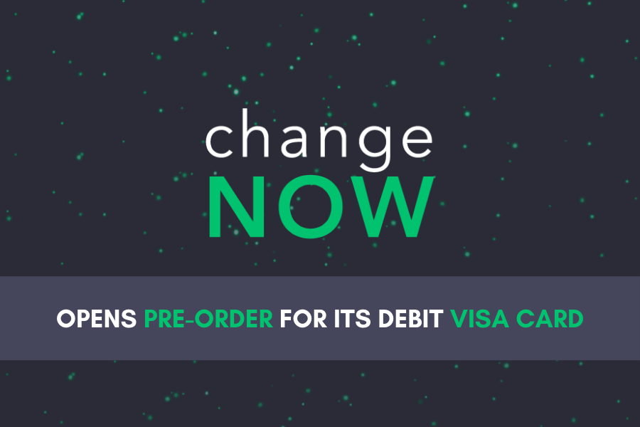 ChangeNOW Debit Visa Card Is Available for Pre-Order