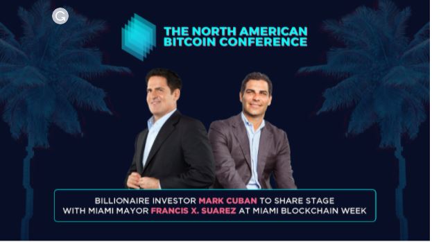 Billionaire Investor Mark Cuban to Share Stage at BTC Miami with Mayor Francis X. Suarez to Kick Off Blockchain Week